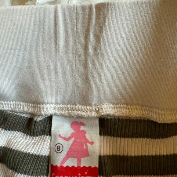 Matilda Jane Clothing Girls Size 8 VGUC Salt and Pepper Leggings - Picture 2 of 3